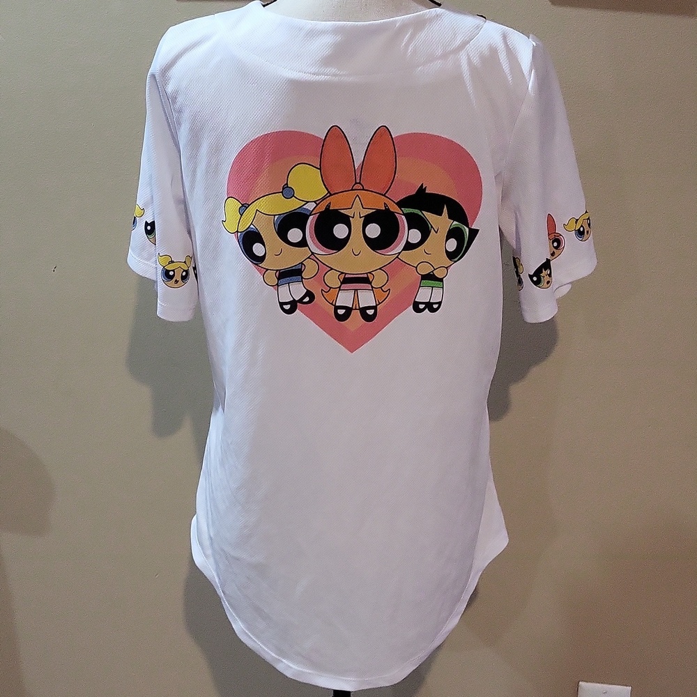Cartoon Network The Powerpuff Girls Graphic Baseball Shirt - Picture 7 of 16